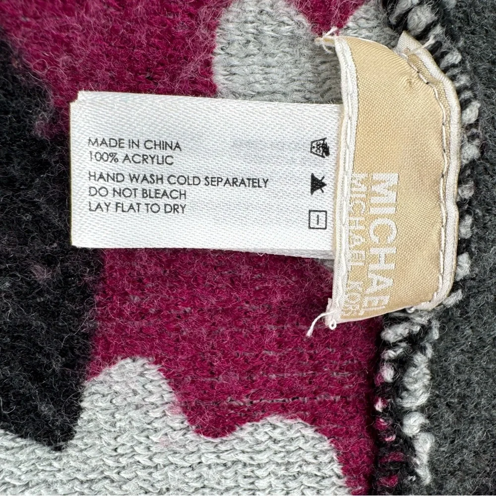 Michael Kors Multicolor Camo Infinity Scarf OS